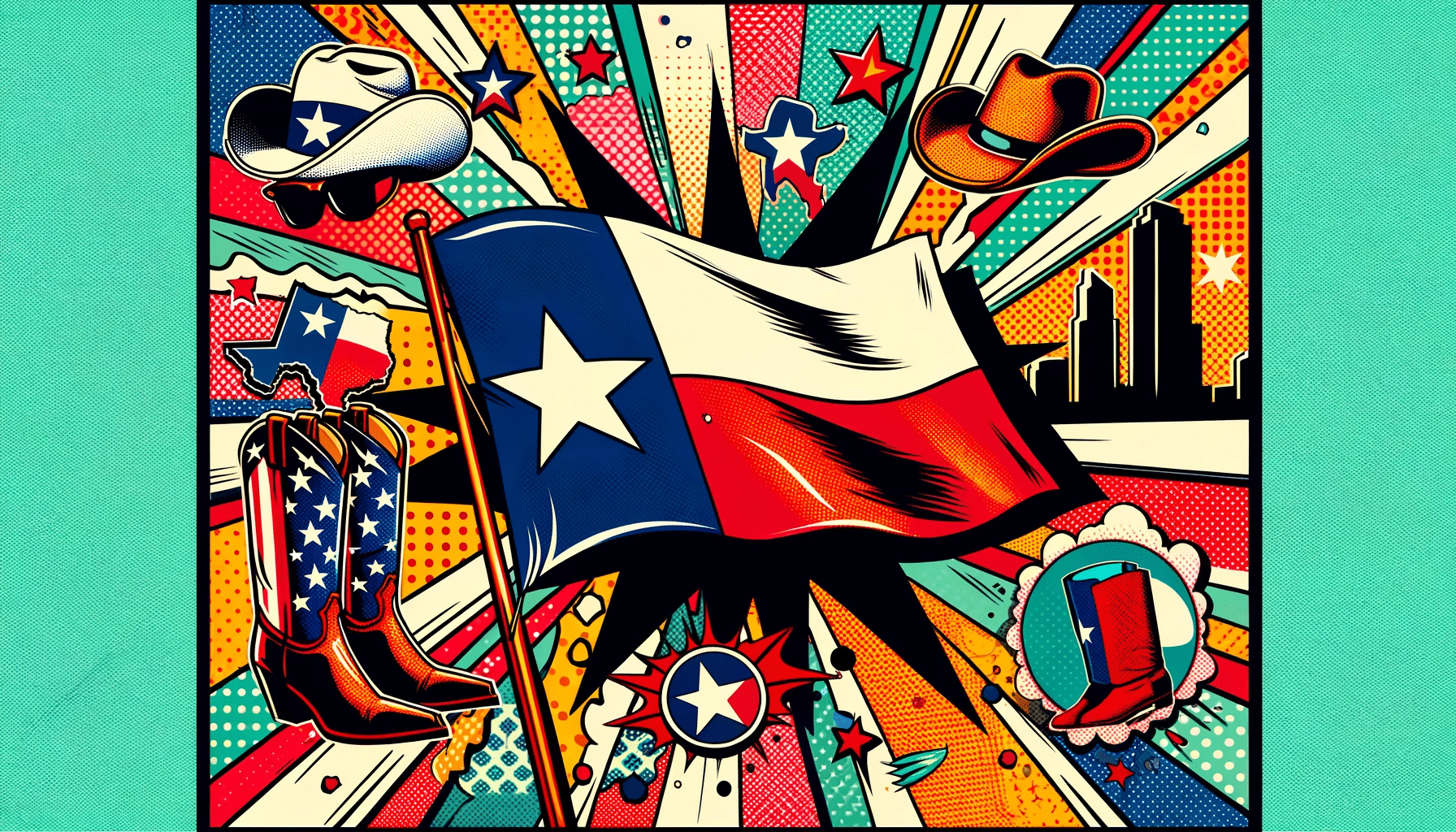 Texas pop art