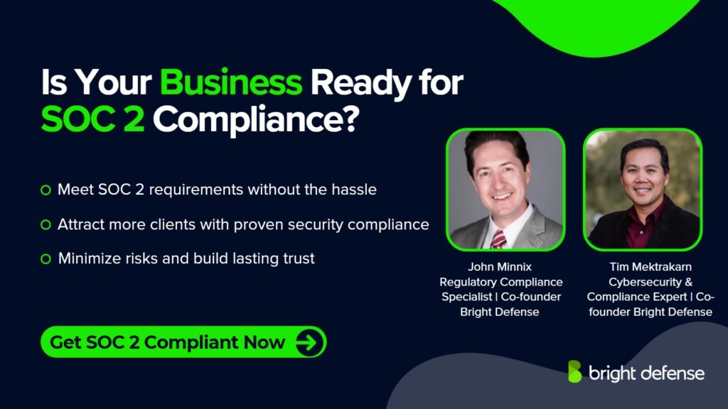soc 2 banner highlighting the benefits of achieving soc compliance.