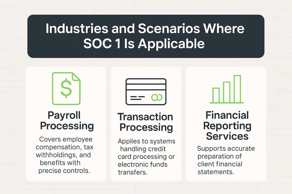 Industries Where SOC 1 is Applicable