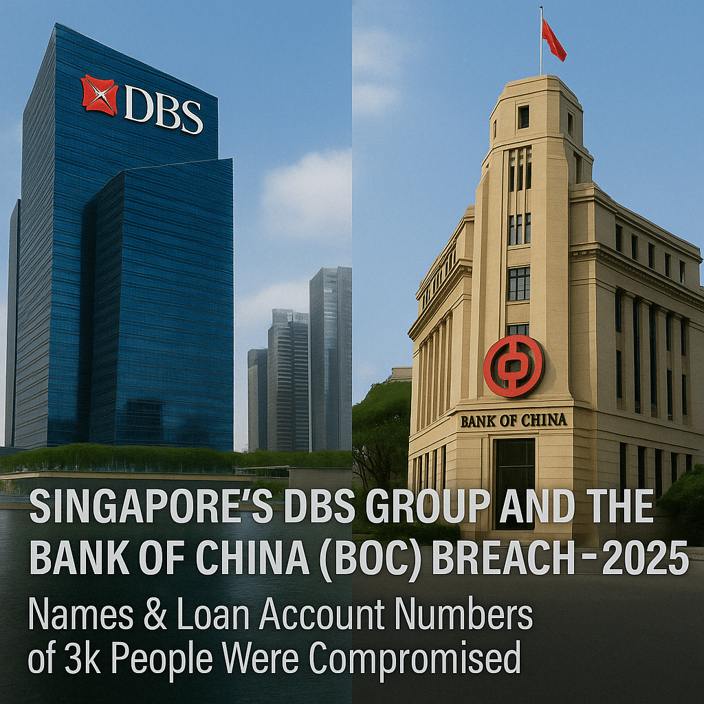 DBS Group and Bank of China Data Breach 2025