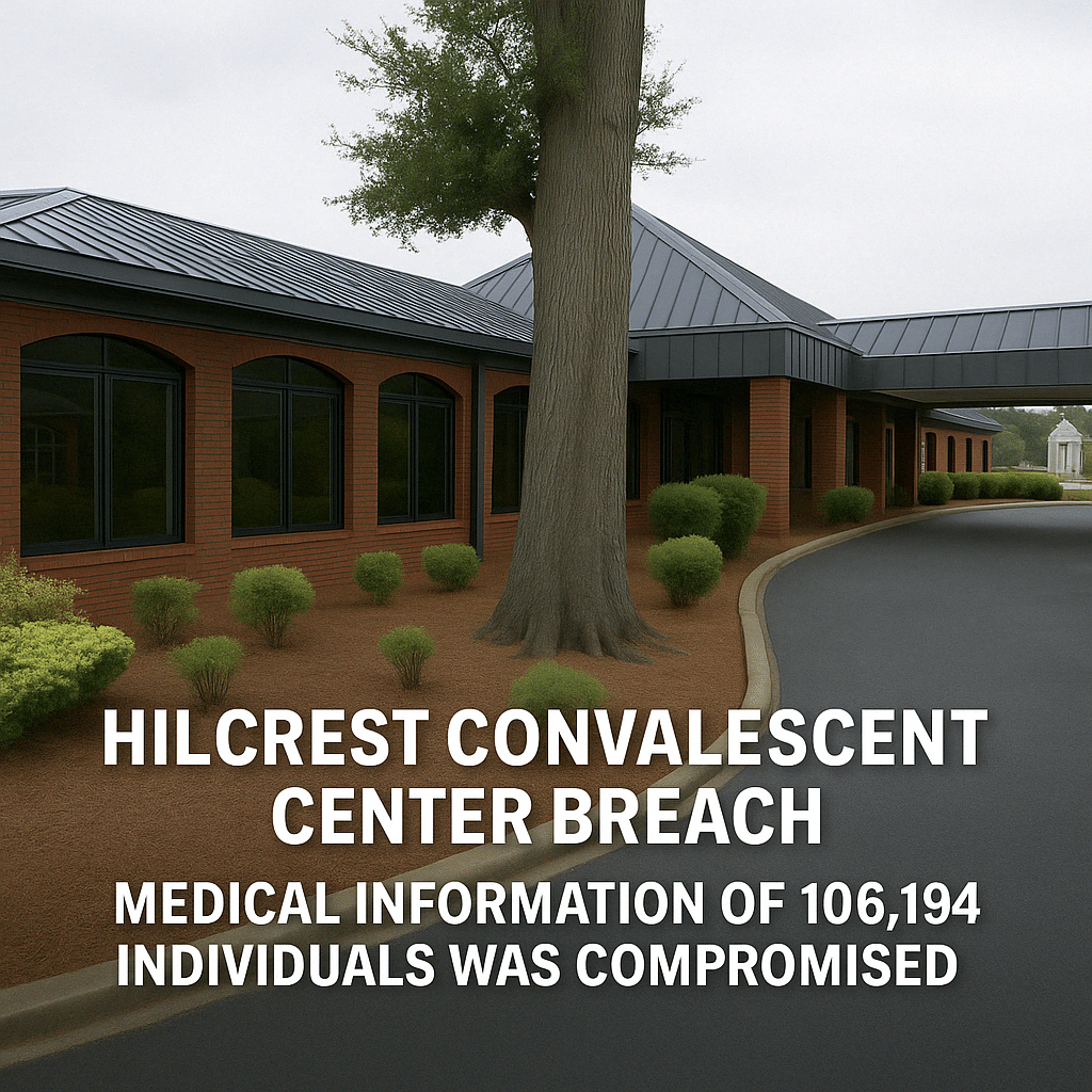 Hillcrest Convalescent Center, Inc. Cyberattack