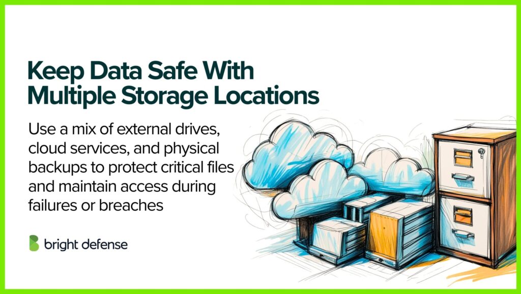 Keep Data Safe With Multiple Storage Locations