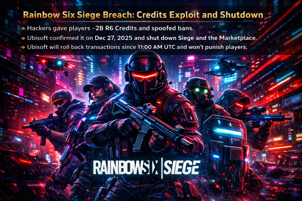 Rainbow Six Siege Data Breach