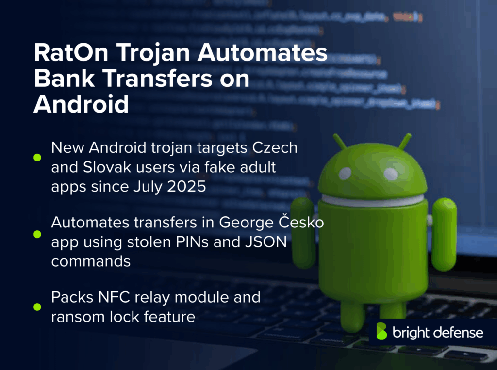 RatOn Trojan Automates Bank Transfers on Android