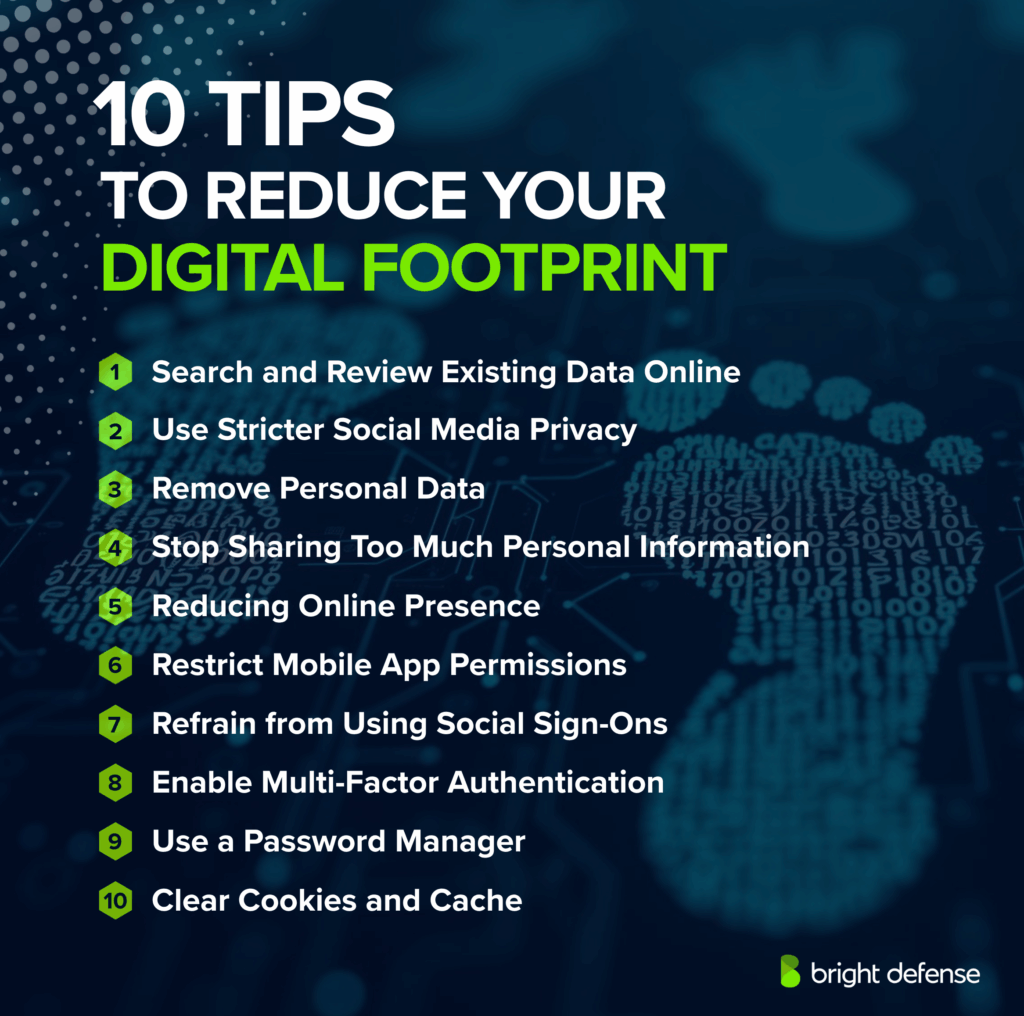 10 Tips to Reduce Your Digital Footprint