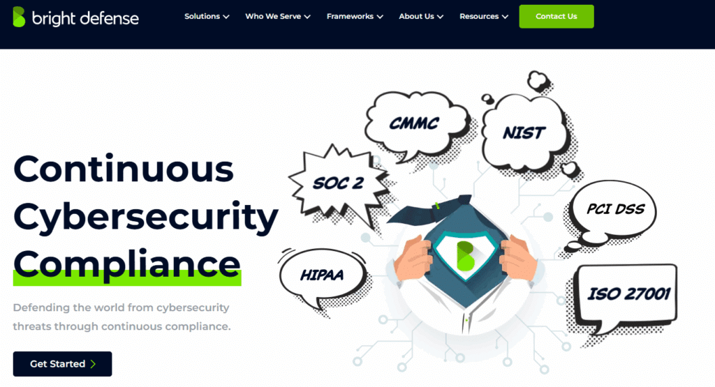 Bright Defense Homepage