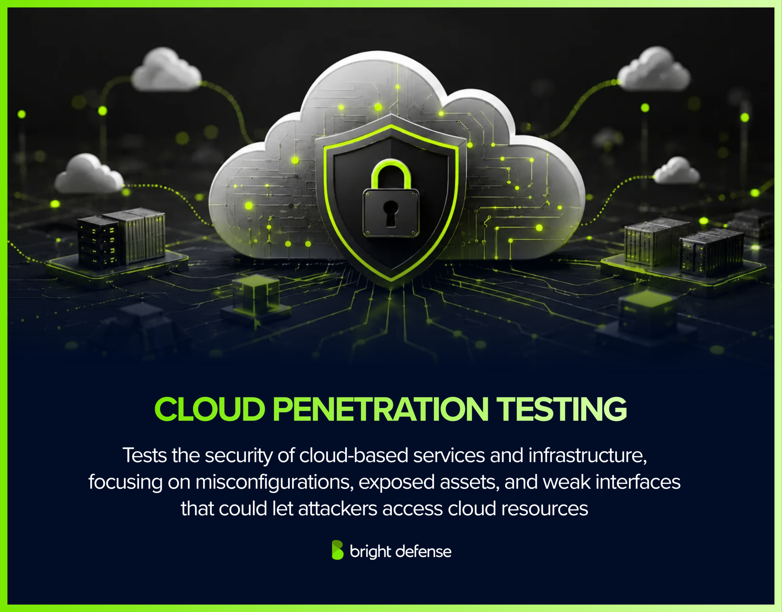 Cloud penetration testing assesses cloud services and infrastructure for misconfigurations, exposed assets, and weak interfaces that could allow unauthorized access to cloud resources.
