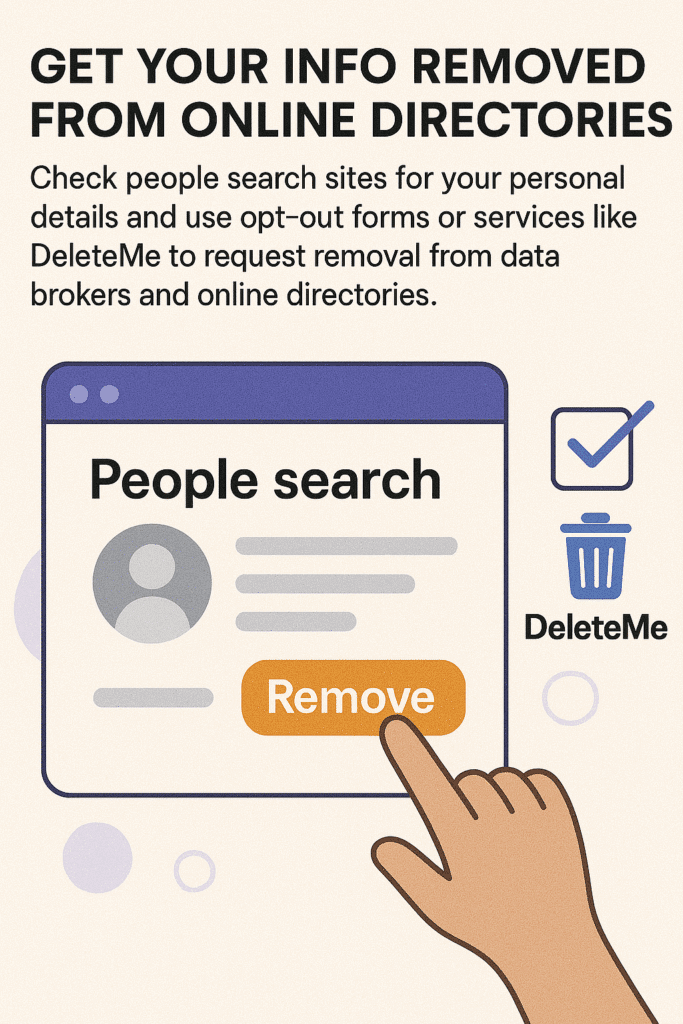 Get Your Info Removed from Online Directories