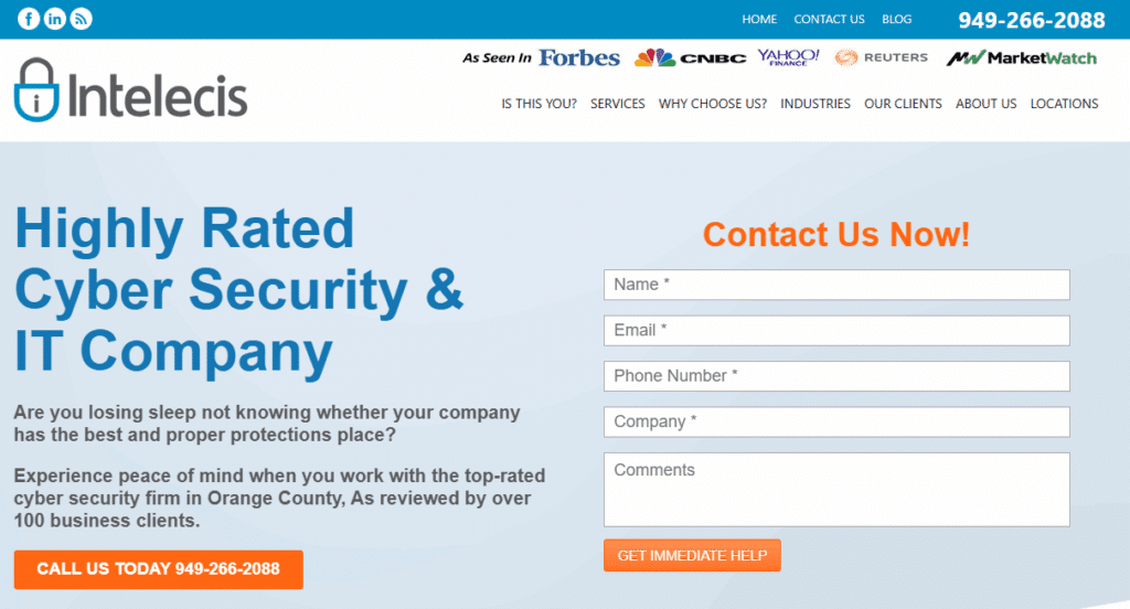 Intelecis Homepage