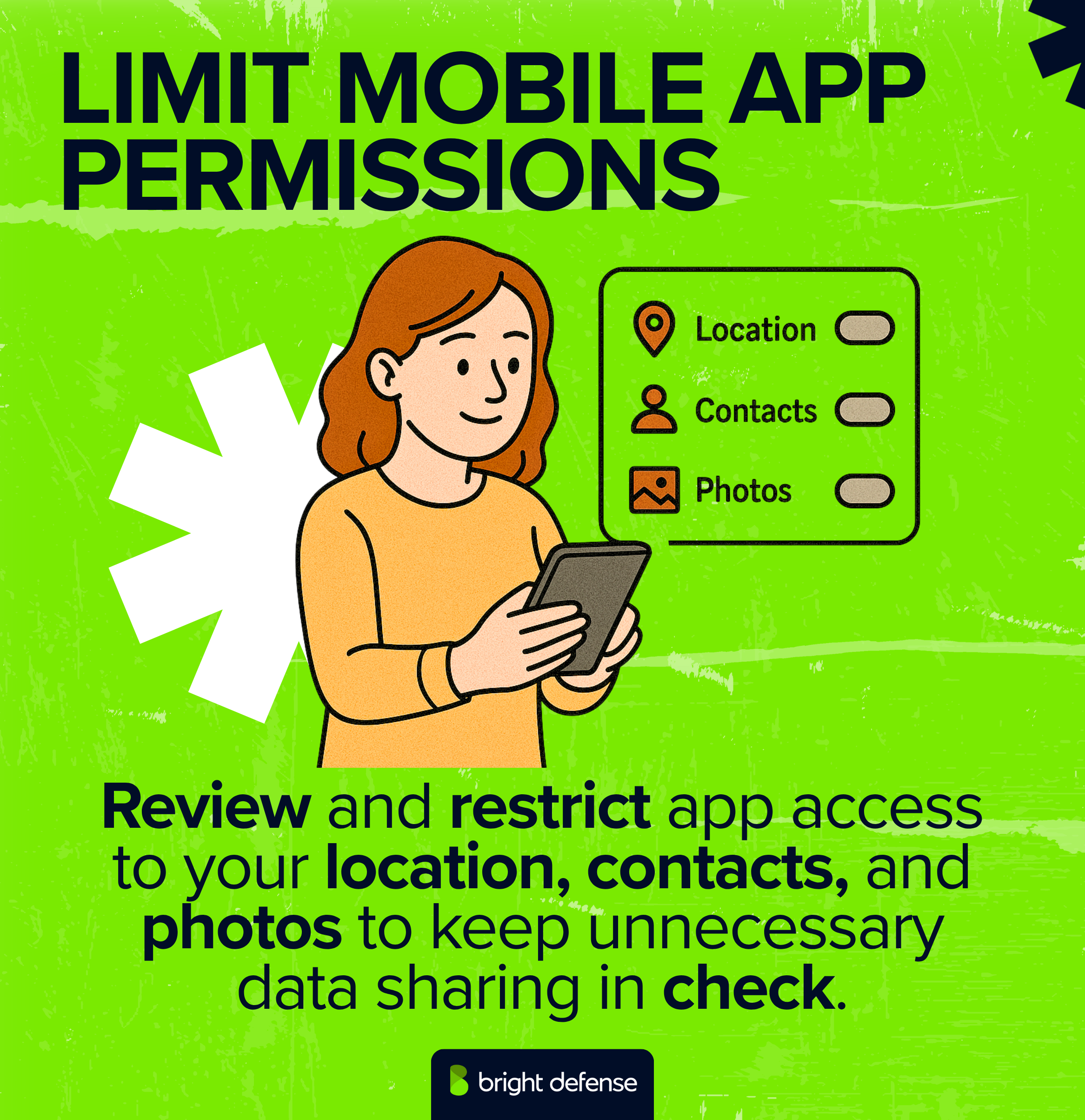 LIMIT MOBILE APP PERMISSIONS