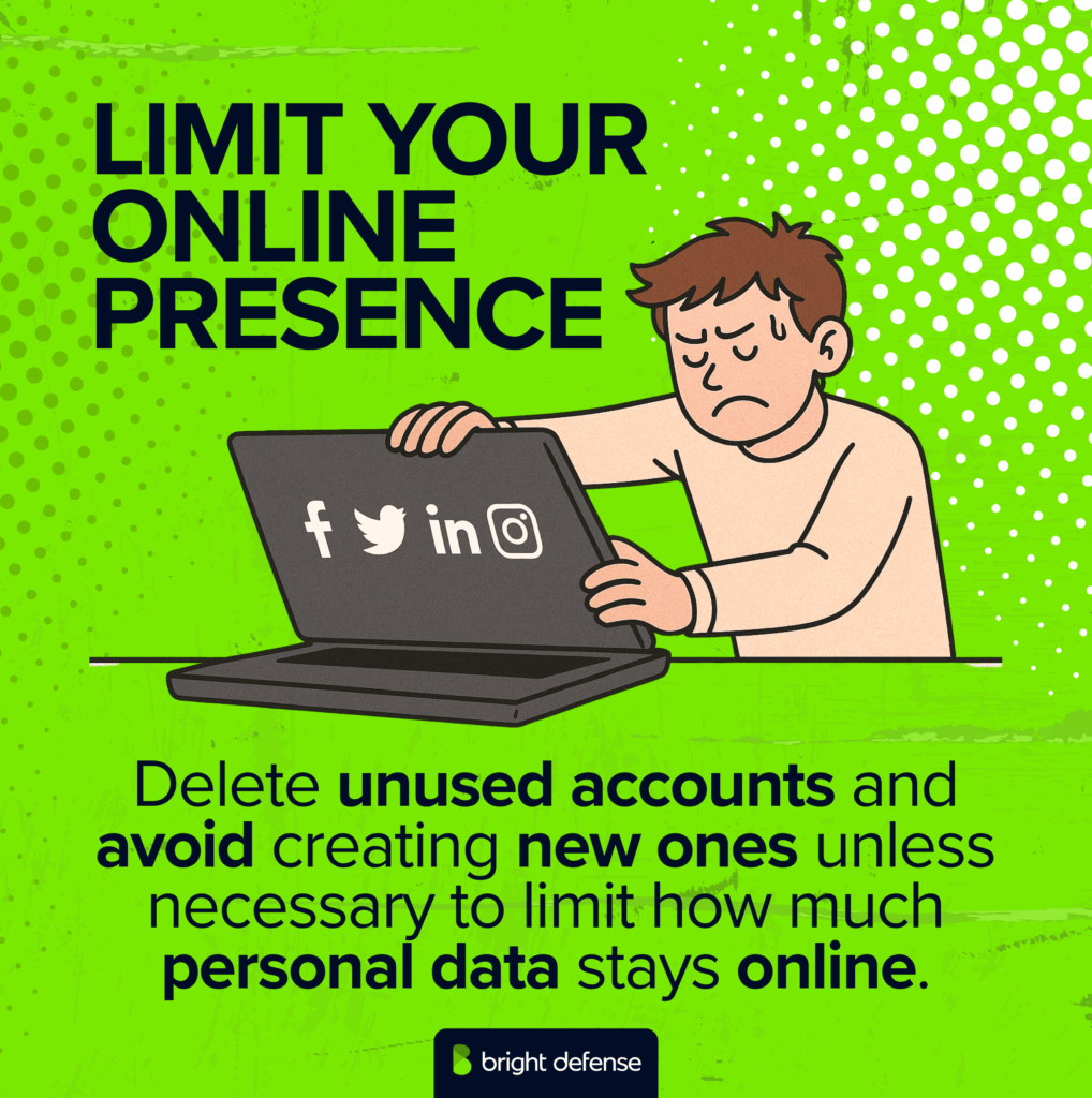 LIMIT YOUR ONLINE PRESENCE