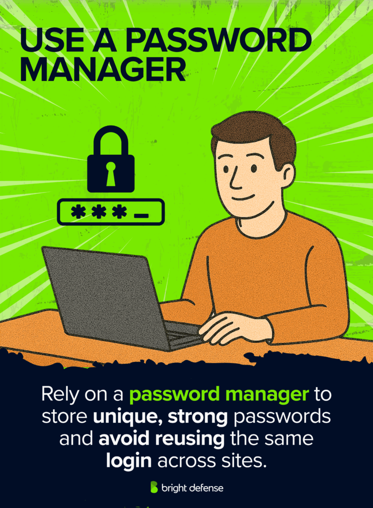 USE A PASSWORD MANAGER