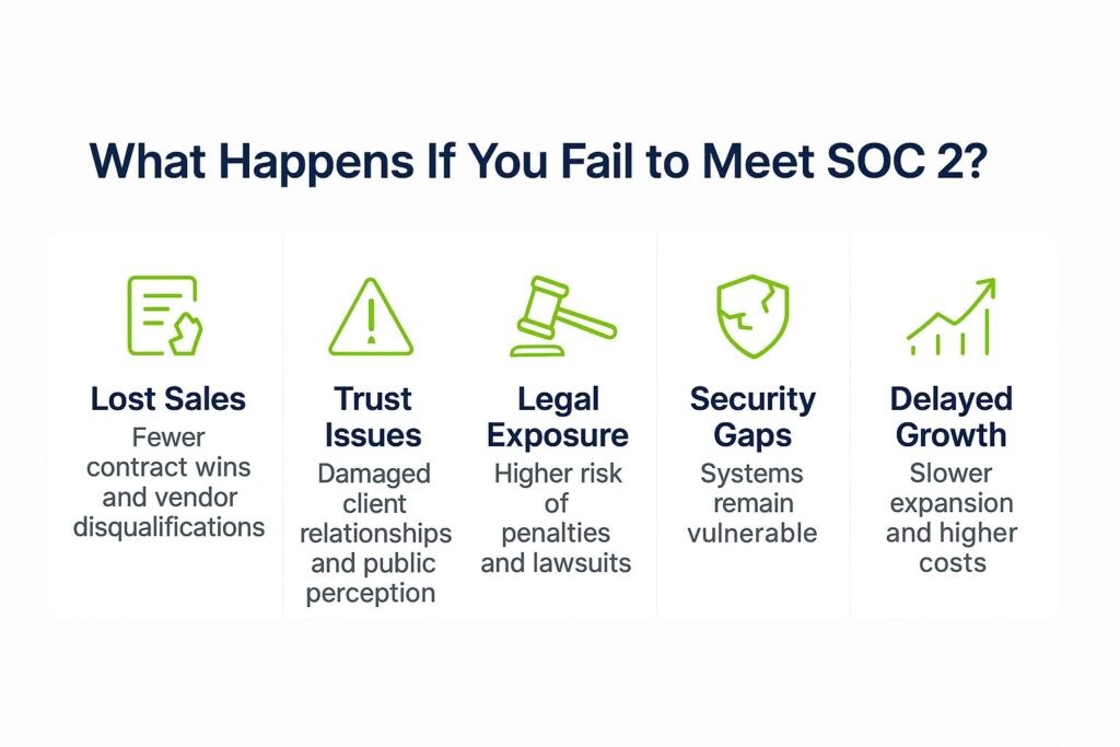 What Happens if You Fail to Meet SOC 2