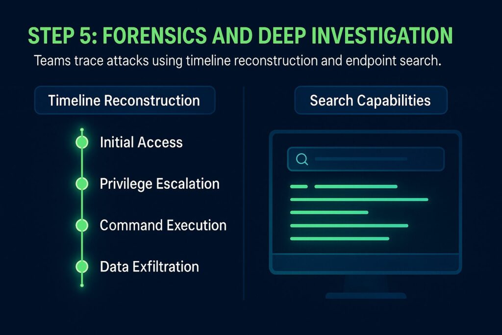 EDR Step 5 - Forensics and Deep Investigation