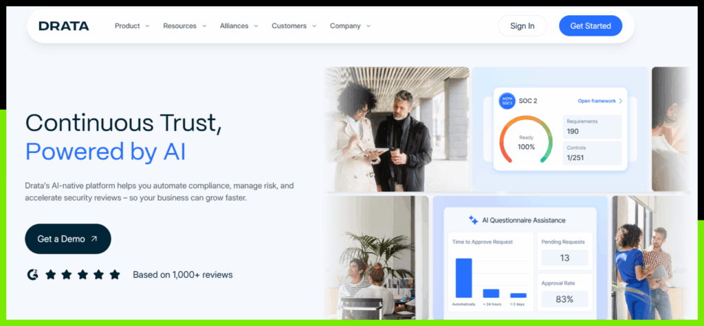 Drata - Best SOC 2 Compliance Software