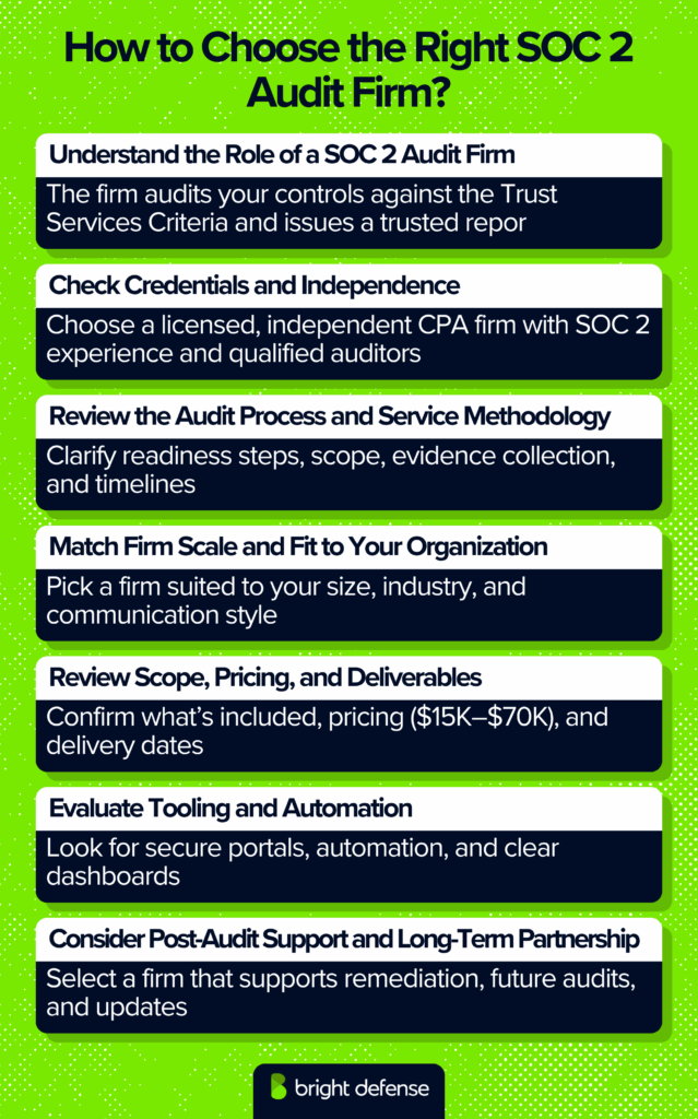 How to Choose the Right SOC 2 Audit Firm