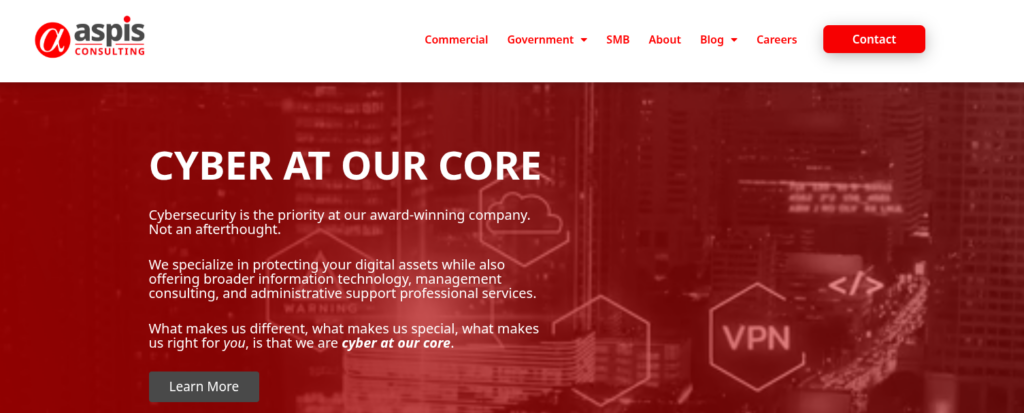 Aspis Consulting homepage