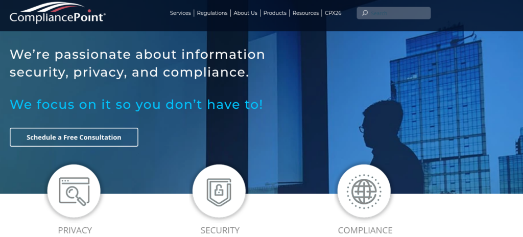 CompliancePoint homepage