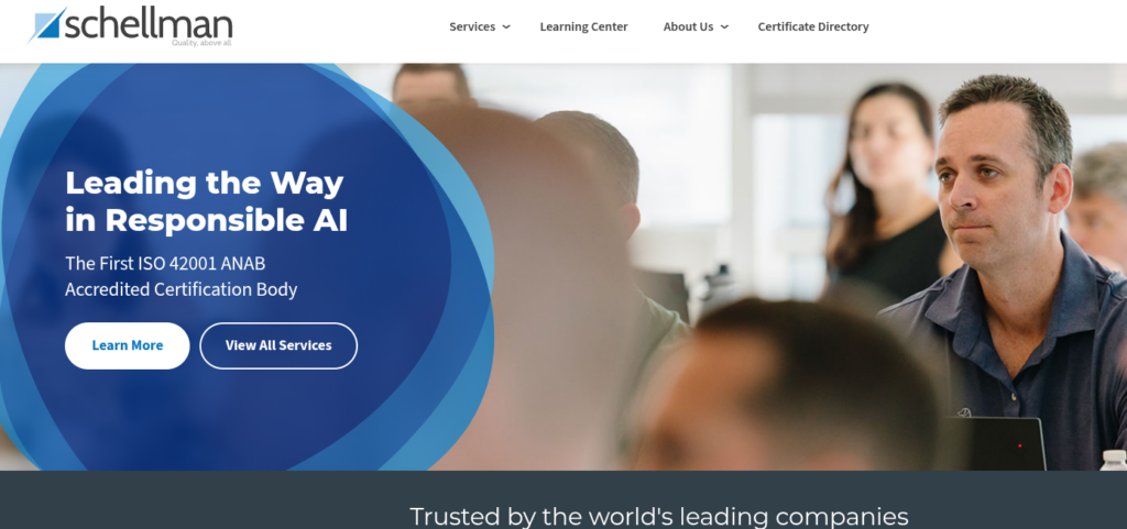 Schellman & Company homepage