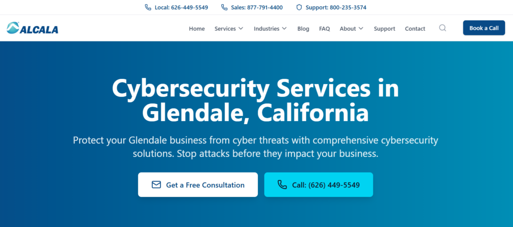 los angeles penetration testing company Alcala Consulting