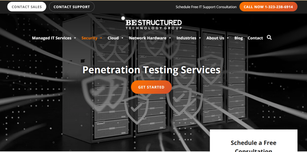 los angeles penetration testing company Be Structured Technology Group