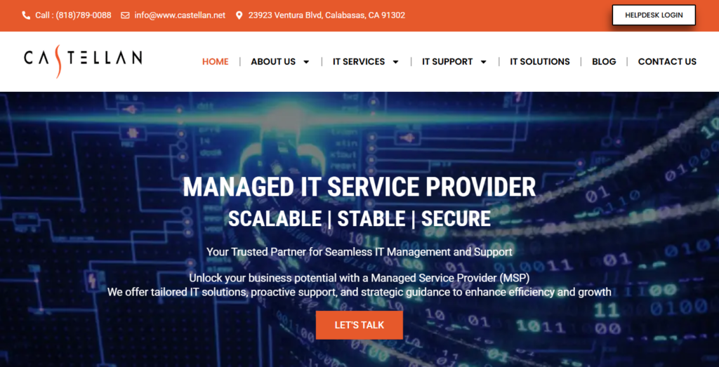 los angeles penetration testing company Castellan