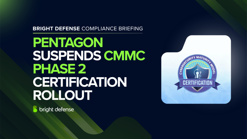 CMMC Phase II Suspended