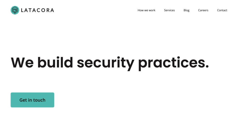Latacora SOC 2 consultation homepage